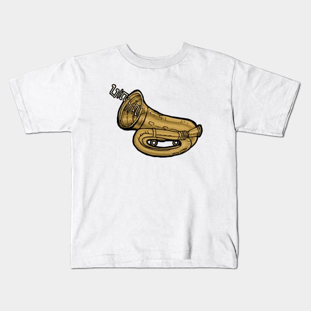 Bugle Kids T-Shirt by Azgrakth